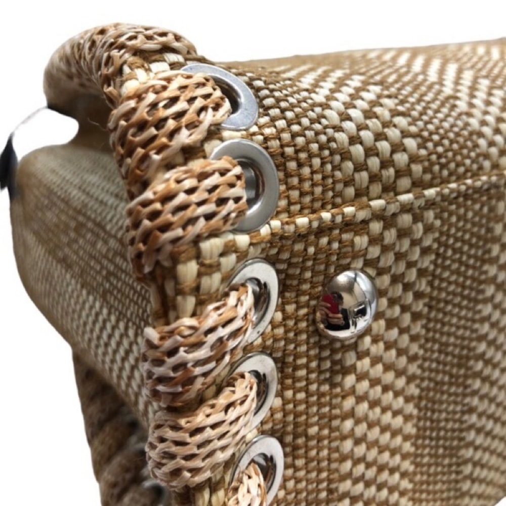 Fendi Peekaboo Brown Python Mixed Fiber Handbag - image 8